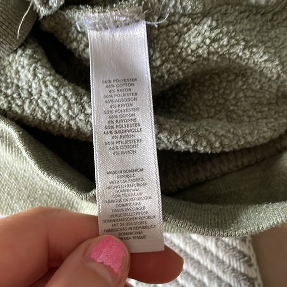 ALTERNATIVE APPAREL Adrian Eco Fleece Small Hooded Sweatshirt Green Hoodie - Picture 7 of 10